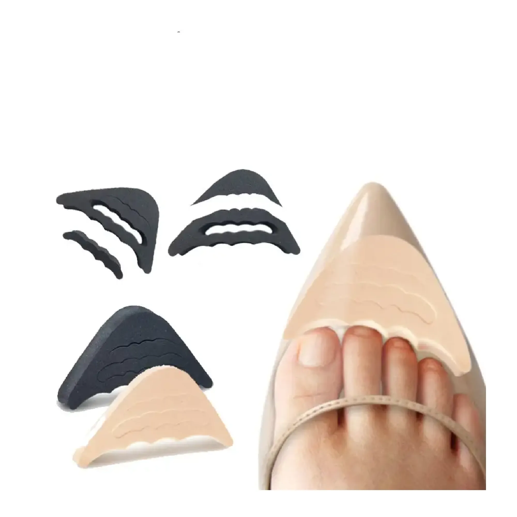 1 Pair Shoe Filler Toe Inserts For Shoes Too Big For Women Shoe Fillers Adjustable For Shoes Men Adult