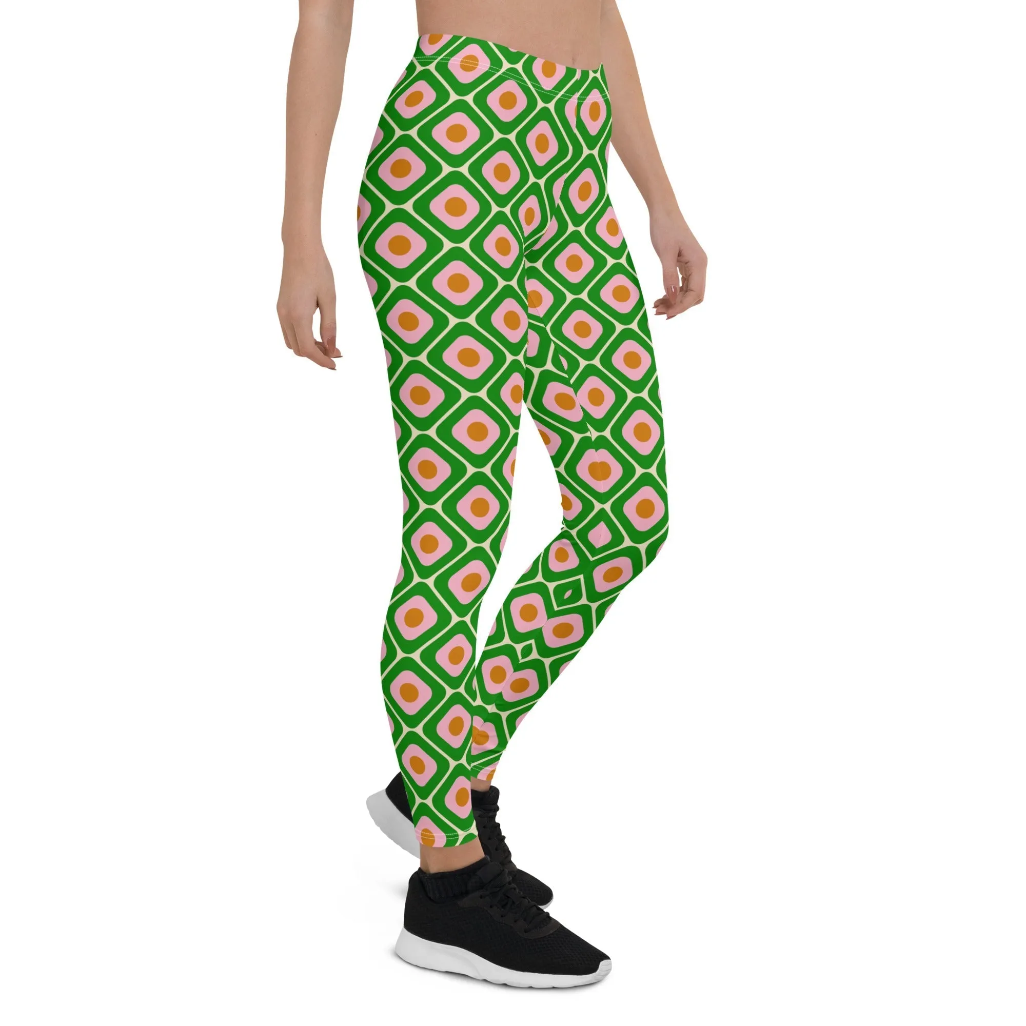 70s Retro Pattern Leggings