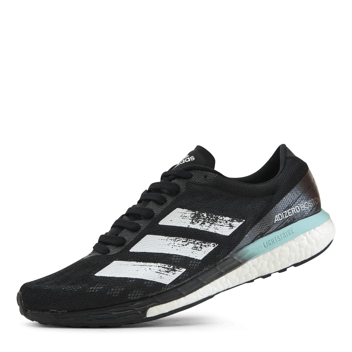 Adizero Boston 9 Shoes Core Black / Cloud White / Clear Aqua