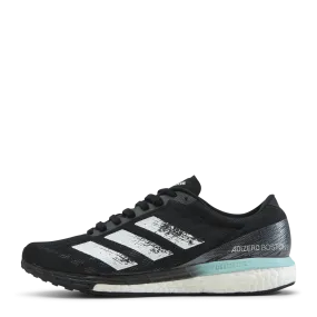 Adizero Boston 9 Shoes Core Black / Cloud White / Clear Aqua