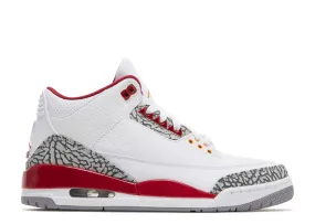 Air Jordan 3 Retro ‘Cardinal Red’ Everlasting Sneaker