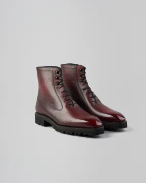 Balmoral Simple Boot | Grain | Rosewood