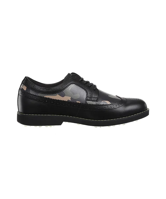 Men's Camo Wingtip Brogue Shoes -