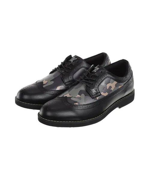 Men's Camo Wingtip Brogue Shoes -