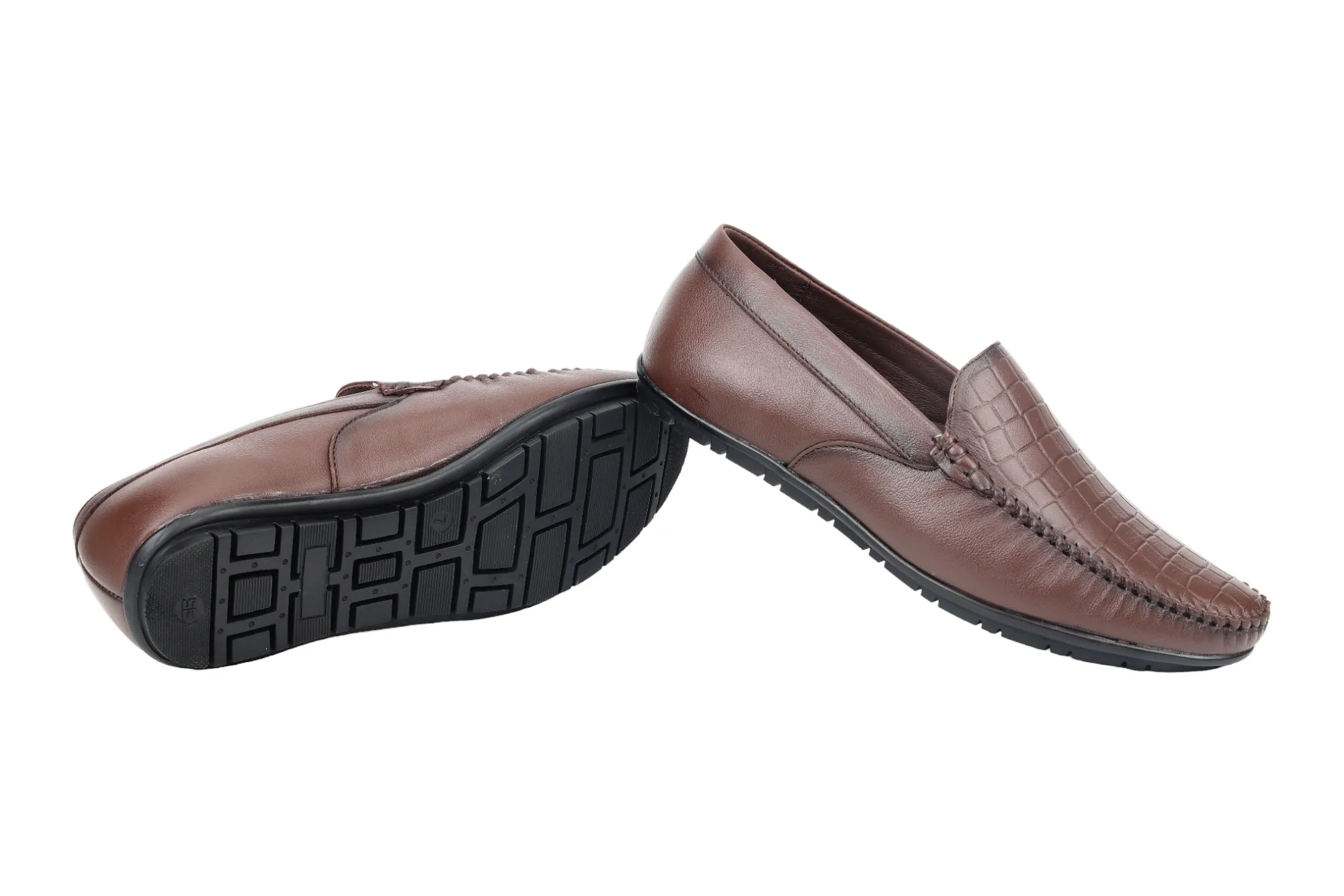 Mens leather loafer shoe 510123