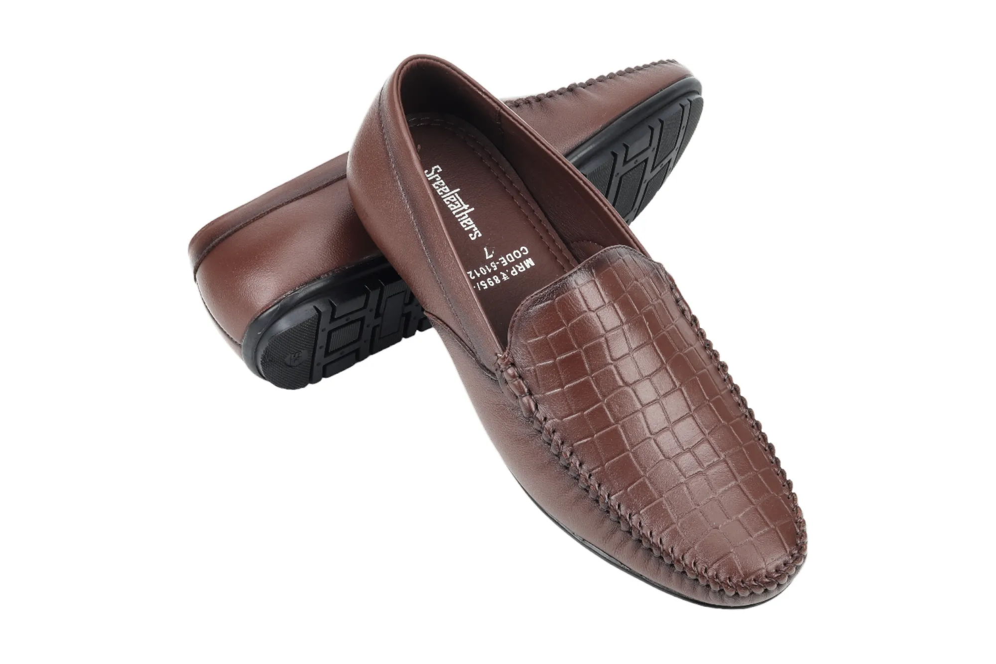 Mens leather loafer shoe 510123