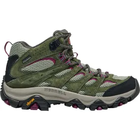 Merrell Moab 3 Mid GORE-TEX Womens Walking Boots - Green