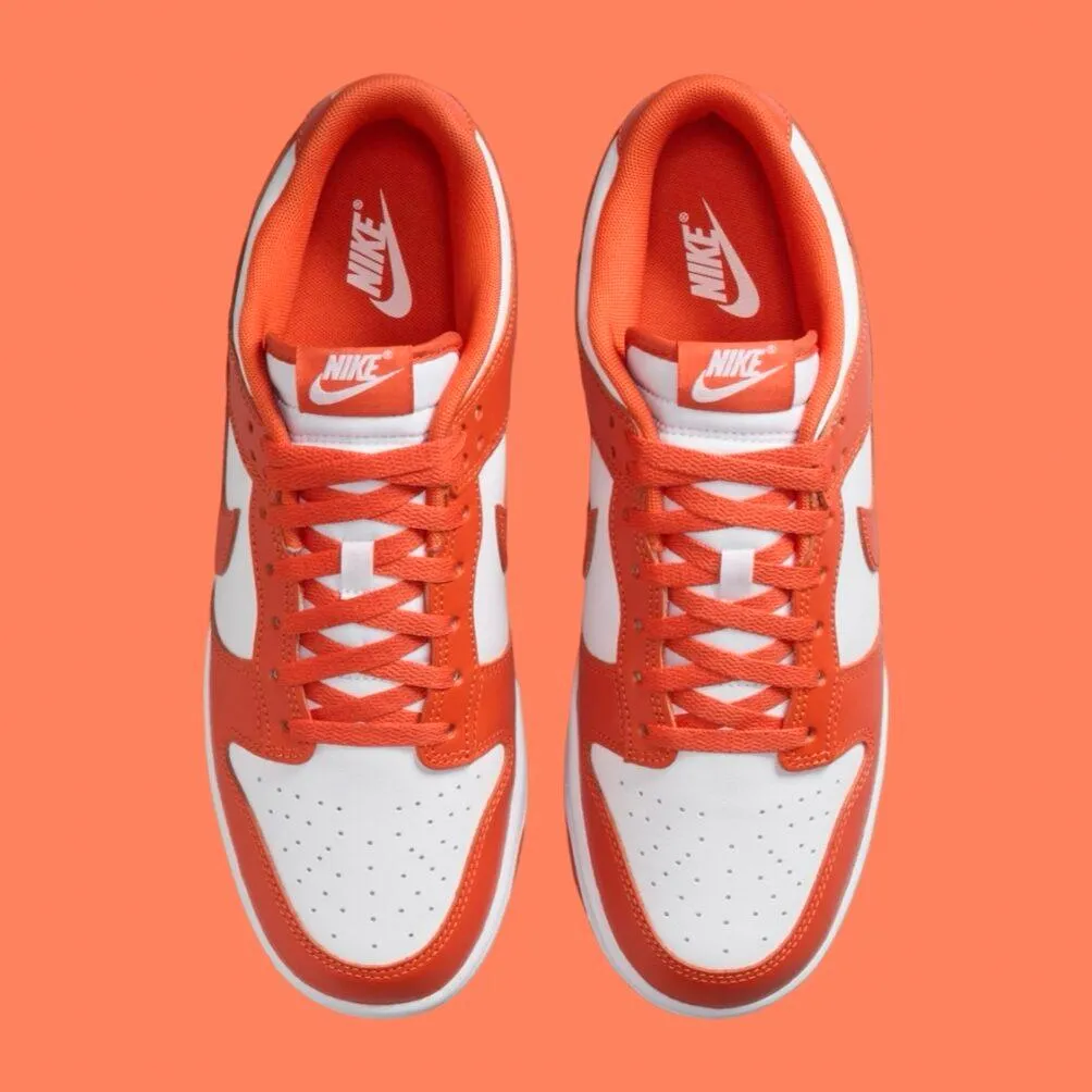 Nike Men's Dunk Low Retro Shoes - White / Cosmic Clay