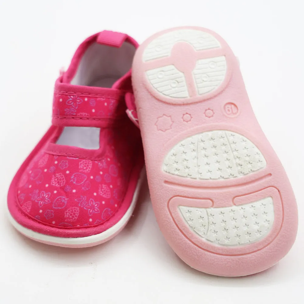 Pink Velcro Closure Chu Chu Music Shoes