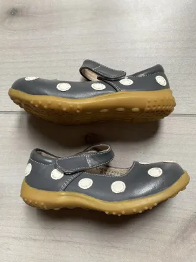 PJ's Gray Polka Dot Velcro Shoes