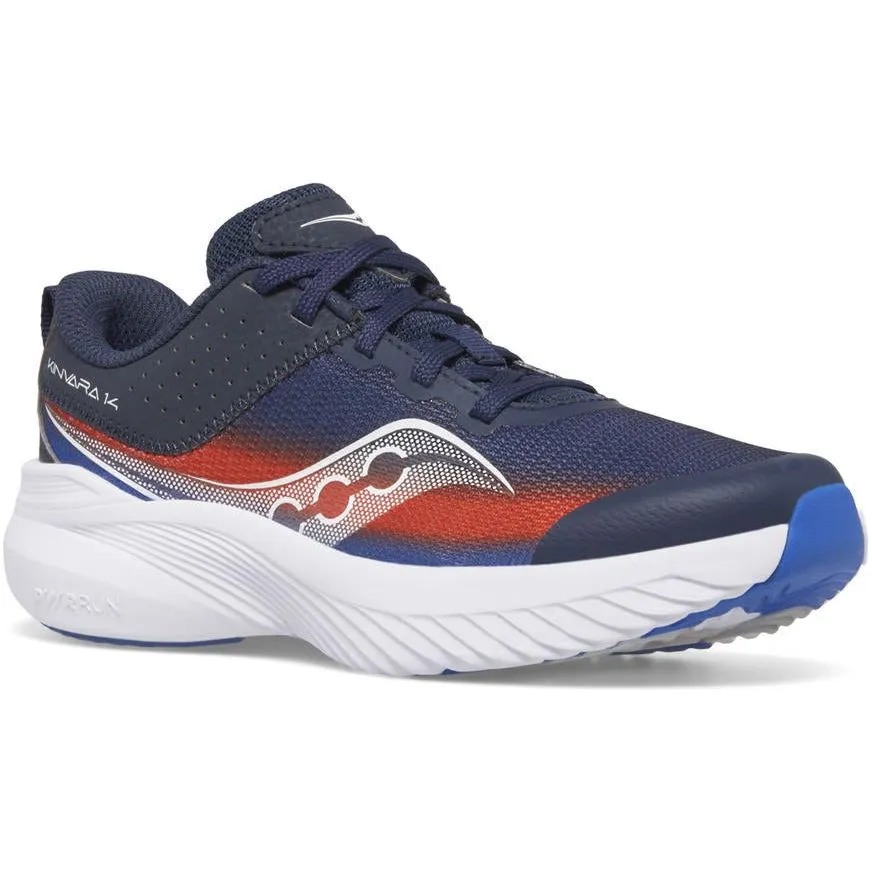 Saucony Kinvara 14 LTT Junior Running Shoes - Navy