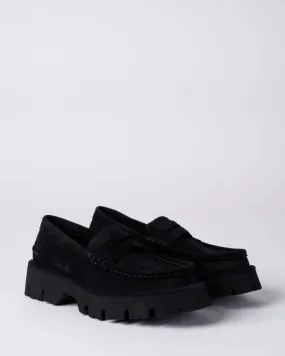 sebas loafer - black velour