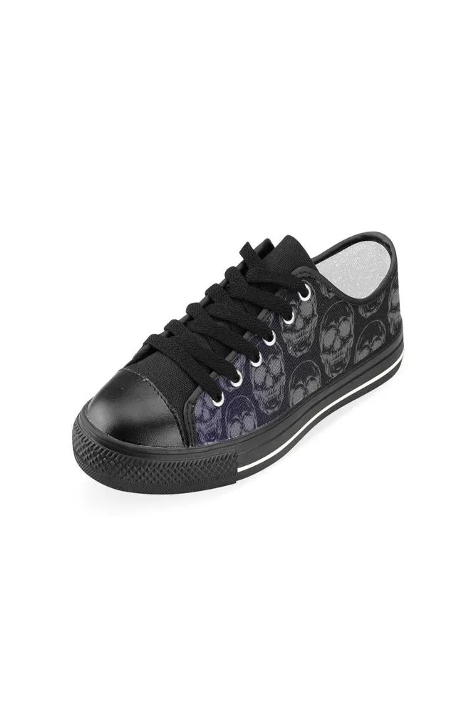 SKULLS Women's Classic Canvas Shoes (Model 018)