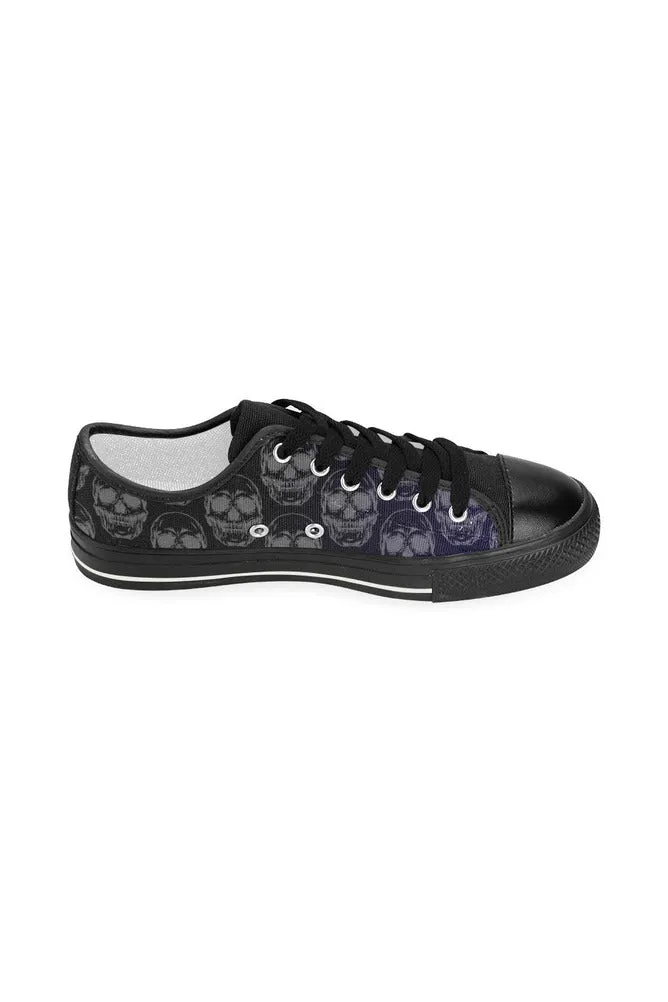 SKULLS Women's Classic Canvas Shoes (Model 018)