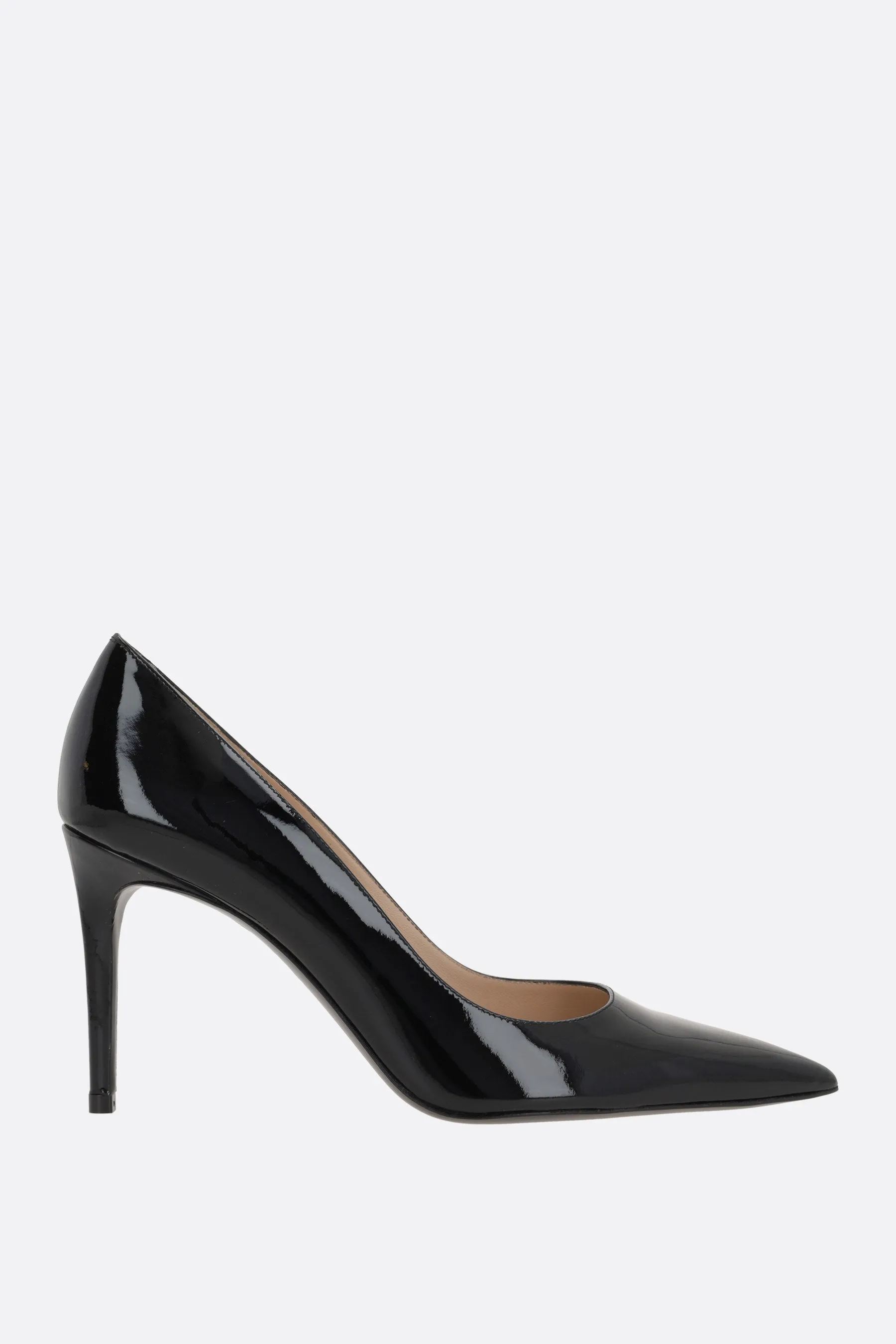 Stuart Power Patent Leather Slingbacks