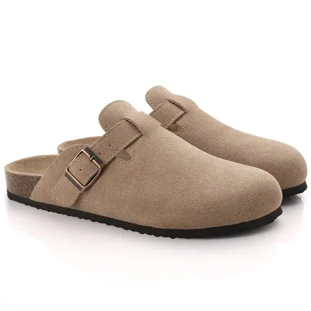 The Men's Room Suede Clogs