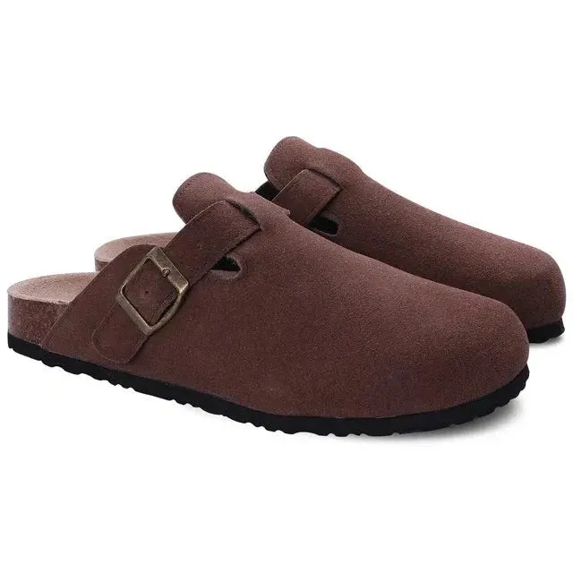 The Men's Room Suede Clogs