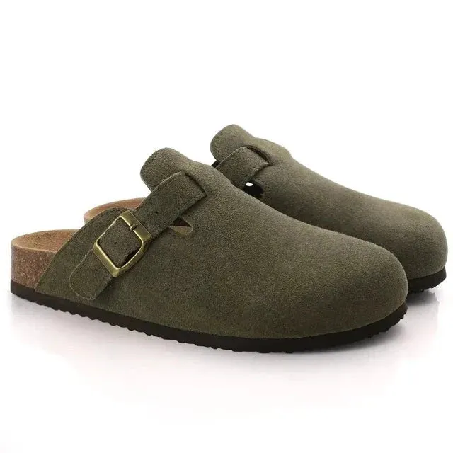 The Men's Room Suede Clogs