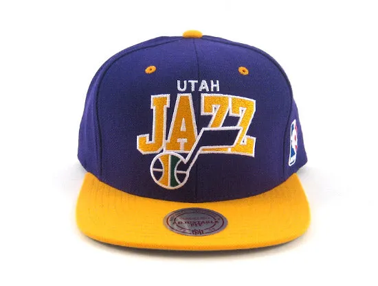 Utah Jazz Mitchell&Ness Snapack Hat (New Balance X Packer Shoes)