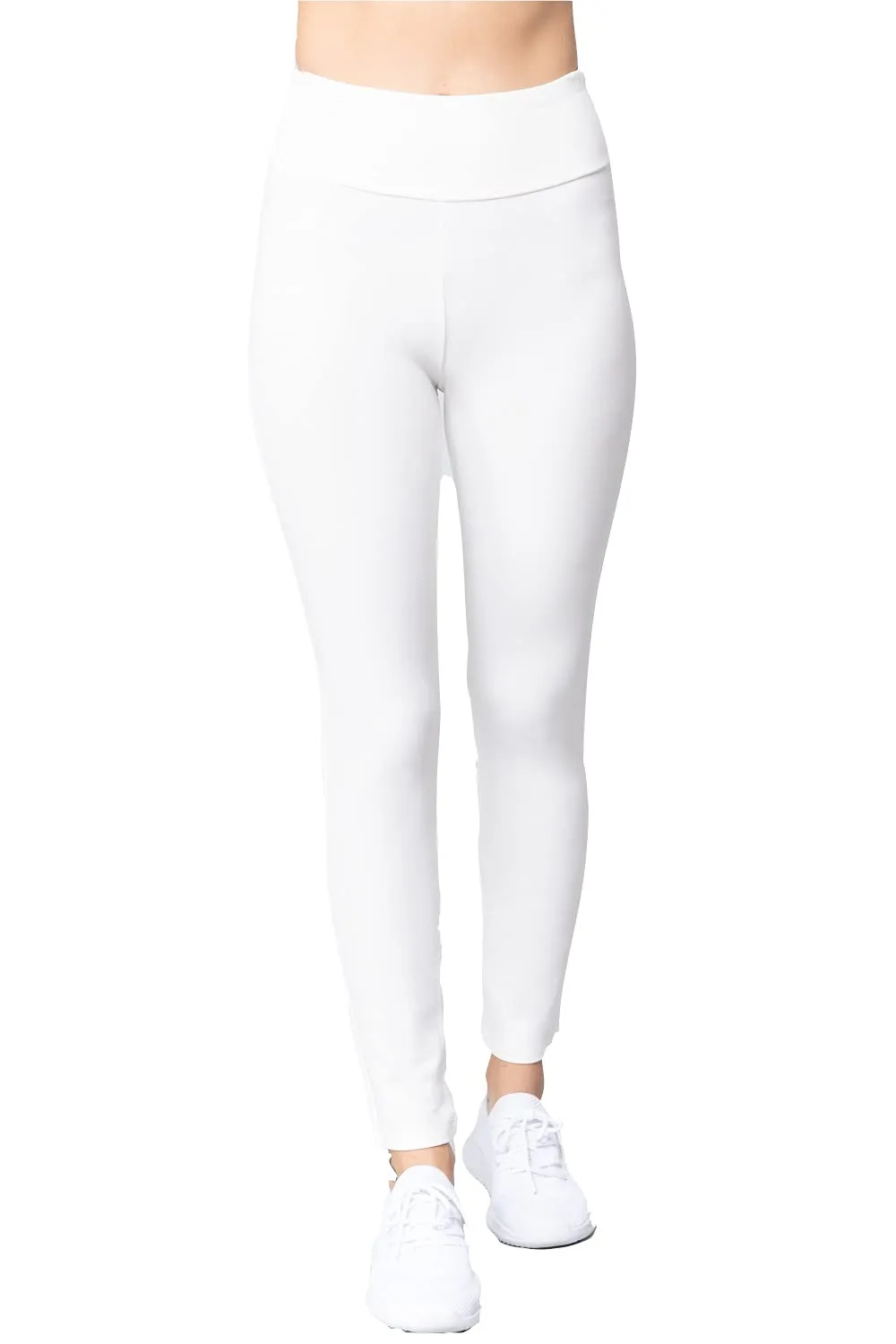 Women's Waist Band Long Ponte Pants